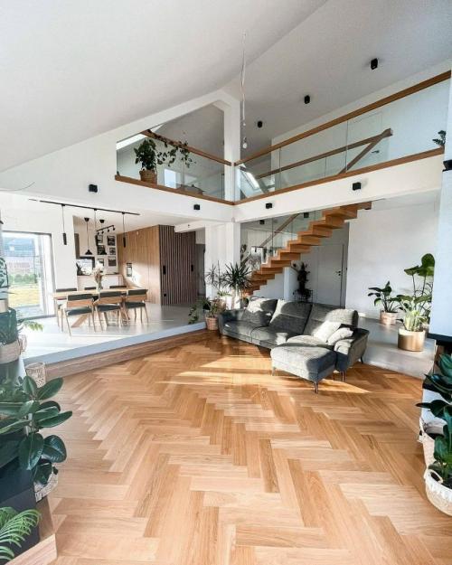 Стильное оформление загородного дома строится на ощущении простора, света и гармонии с природой. 02