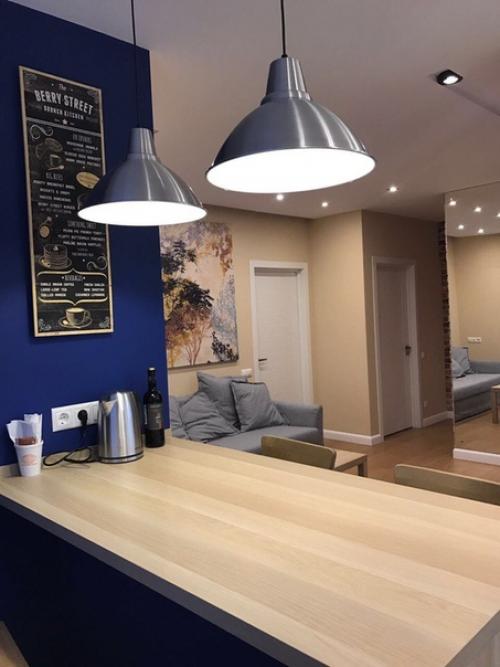 Кухня - гостиная после капитального ремонта. 05