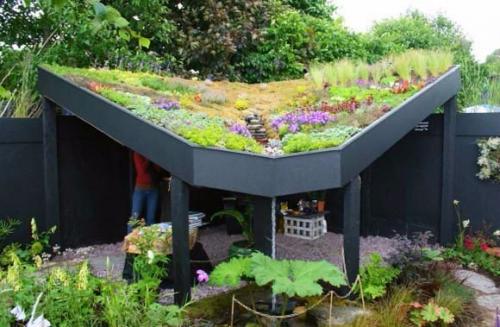 Необычный сад на крыше. 03