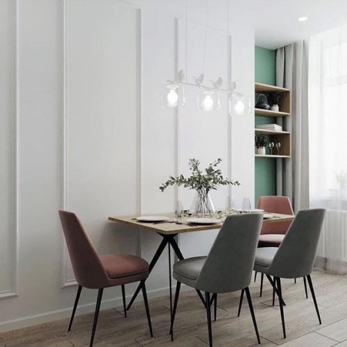 Как же круто вписался зеленый оттенок в интерьер квартиры. 05