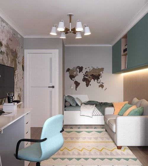 Детские комнаты.  Два стиля и каждый хорош по-своему. 07