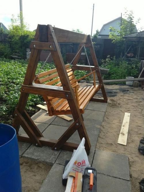 Садовые качели своими руками. 01