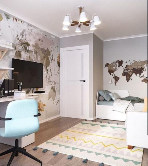 Детские комнаты.  Два стиля и каждый хорош по-своему. 08