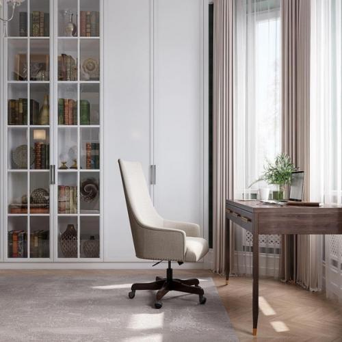 Дизайн кабинета.  Стильный, элегантный и душевный. 03