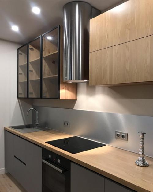 Даже небольшая кухня заслуживает быть стильной, уютной и функциональной. 08