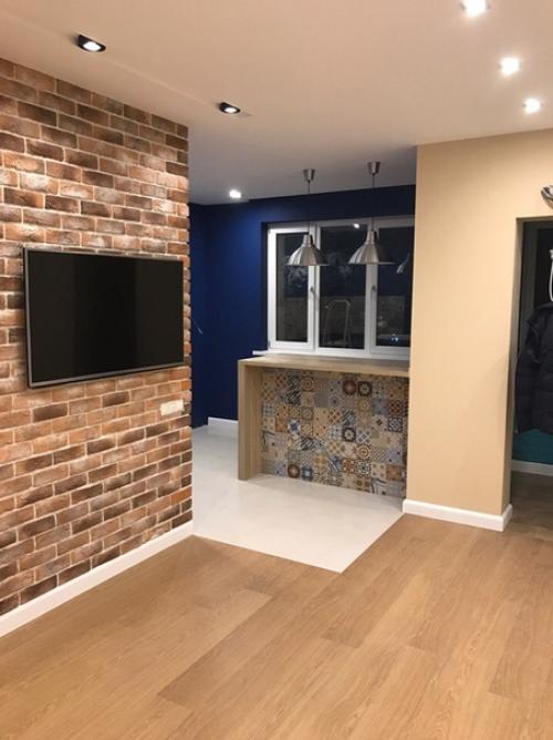 Кухня - гостиная после капитального ремонта. 01