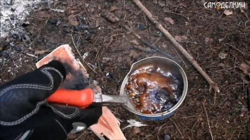 Клей из смолы и угля. 07