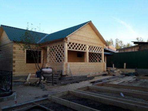 Баня из бруса своими руками. 02