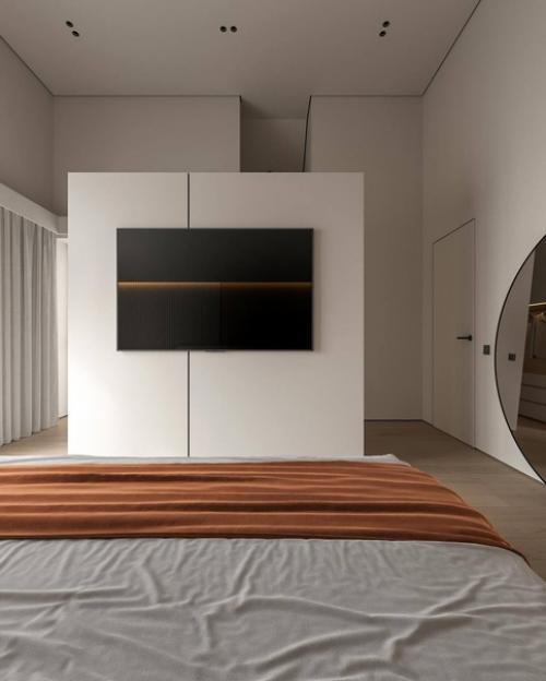 Мастер - спальня на мансардном этаже. 04