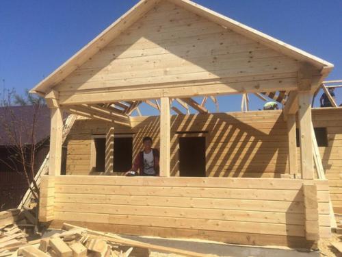 Баня из бруса своими руками. 04