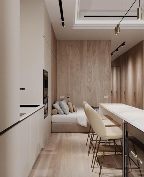 Универсальный и очень уютный дизайн - проект квартиры. 02