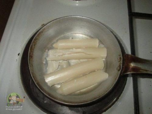 Мы делаем огненное полено. 02