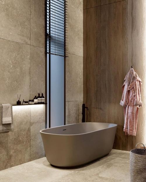 Ванная комната в загородном доме. 03