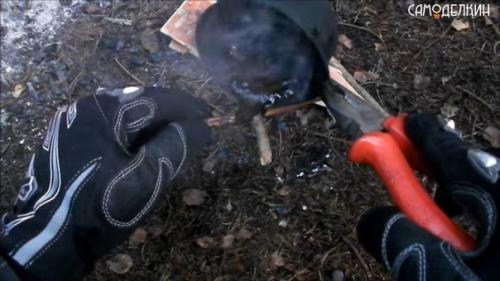 Клей из смолы и угля. 08