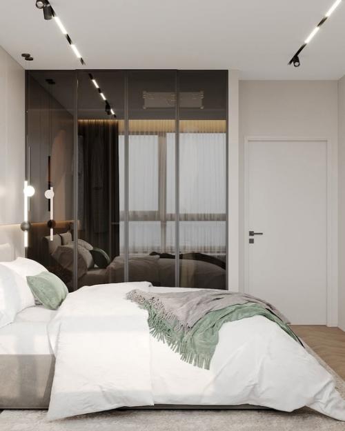 Светлый и современный интерьер просторной квартиры. 05