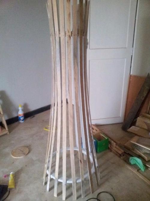 Интересный торшер для дома своими руками. 06