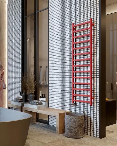 Ванная комната в загородном доме. 01