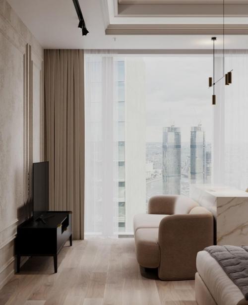 Универсальный и очень уютный дизайн - проект квартиры. 03