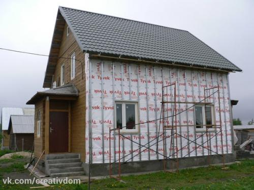 Утепление деревянного дома снаружи. 02