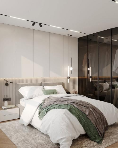 Светлый и современный интерьер просторной квартиры. 04