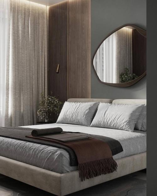 Интерьер современной однокомнатной квартиры. 07