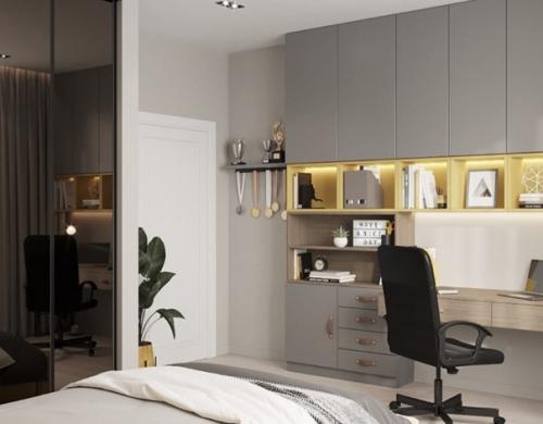 Стильный и функциональный интерьер комнаты для подростка. 02