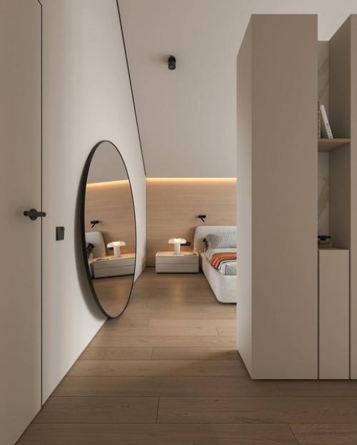 Мастер - спальня на мансардном этаже. 05