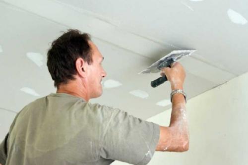 Шпатлевка потолка под покраску. 01 Шпатлевка потолка под покраску. 01