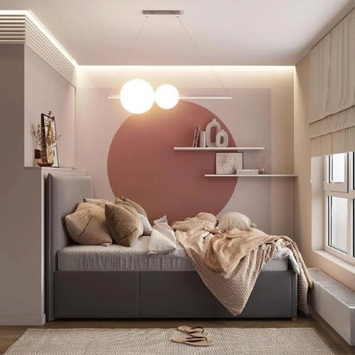 Чудесная, уютная однокомнатная квартира в приятных оттенках. 06