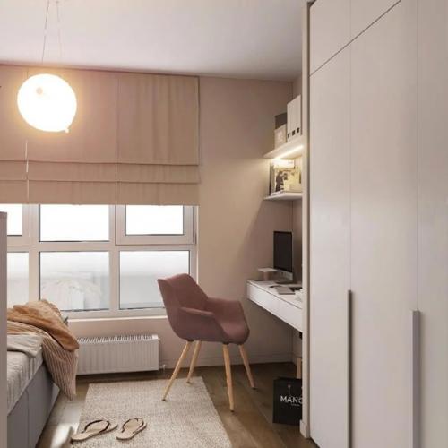 Чудесная, уютная однокомнатная квартира в приятных оттенках. 09