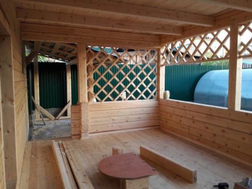 Баня из бруса своими руками. 05