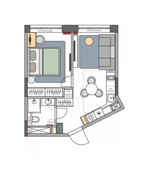 Не большое, но такое уютное пространство в квартире. 09