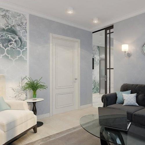 Шикарный дизайн - проект квартиры с грамотным зонированием кухни. 04