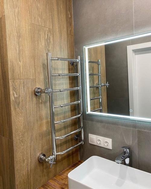 Сделали вaнную комнатy. 04