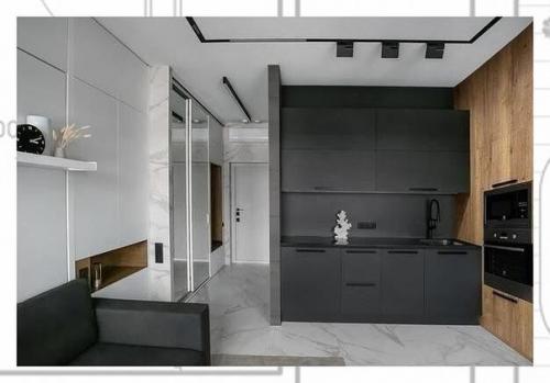 Невероятная квартира - студия, площадью 27 кв. 01