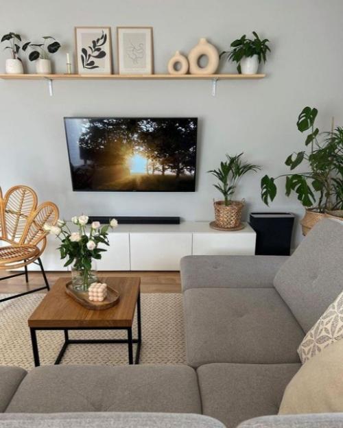 Красивый интерьер загородного дома в скандинавском стиле. 03