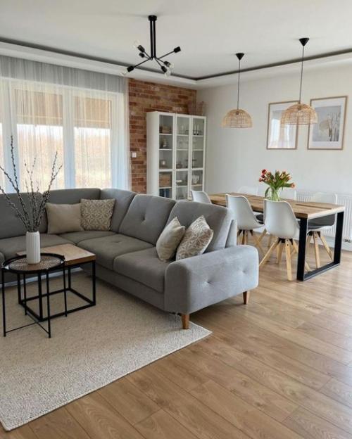 Красивый интерьер загородного дома в скандинавском стиле. 04