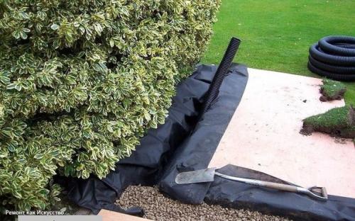 Простой дренаж на участке. 03