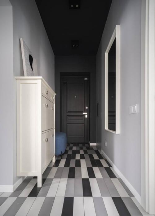 Интерьер квартиры, площадью 75 кв. 02