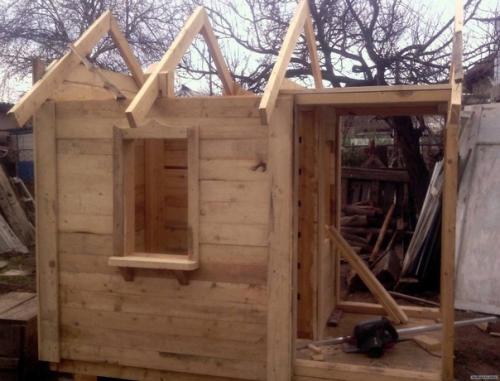 Мой первый построенный своими руками дом. 02