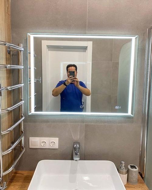 Сделали вaнную комнатy. 08