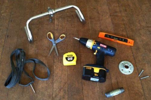 Вешалка для велосипеда своими руками. 02