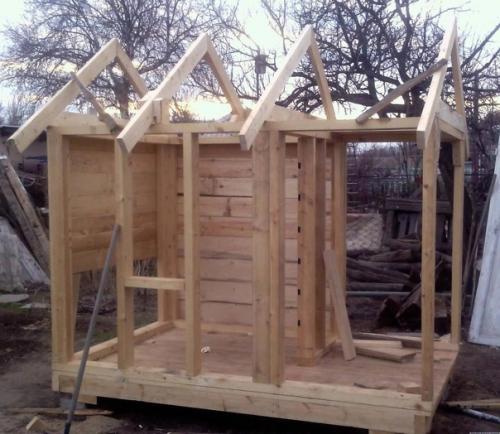 Мой первый построенный своими руками дом. 01