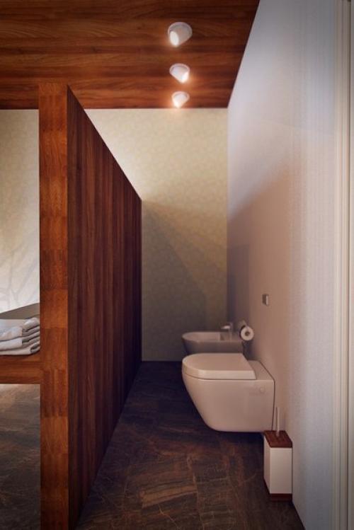 Ванная с большим окном и выходом в сад, для расслабленного отдыха и единения с природой. 06