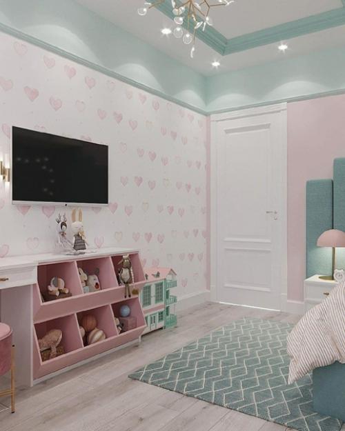 Шикарная детская комната для юной принцессы. 04