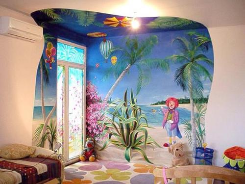 Удивительные обои для детской комнаты. 04