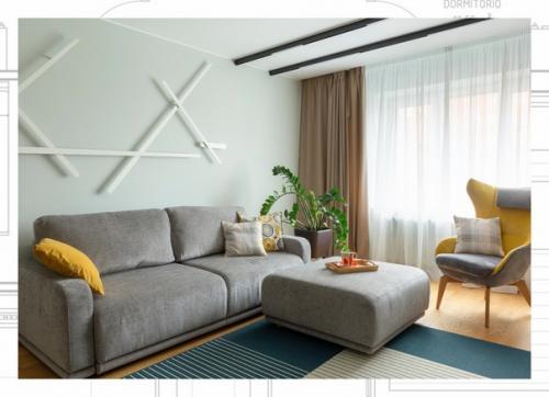 Квартира в современном стиле для молодого человека. 02