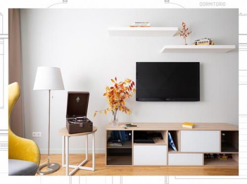 Квартира в современном стиле для молодого человека. 01