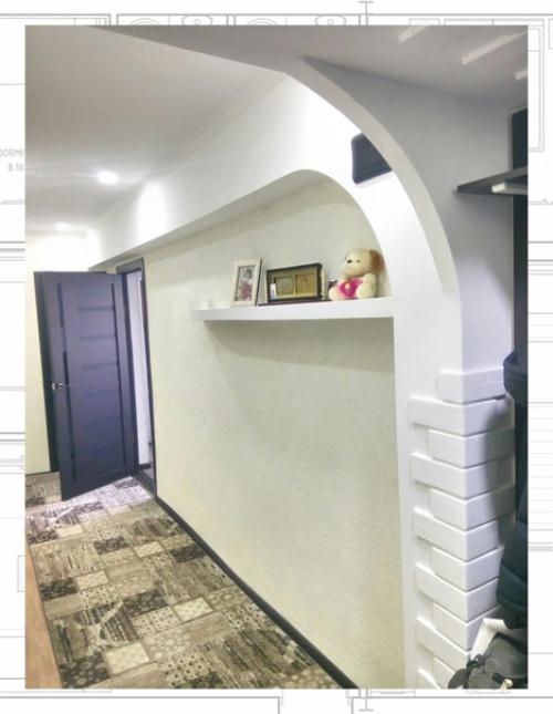 Наш ремонт.  Кухня: до и после + прихожая. 06