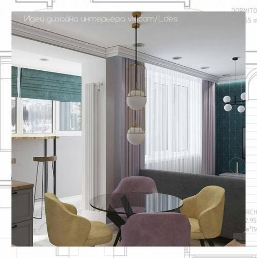 Любая квартира - студия представляет из себя единое пространство. 02